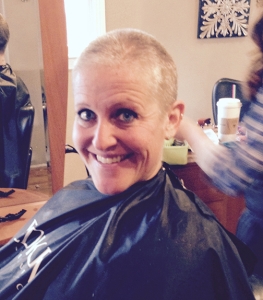 Leigh Worsley Shaving Her Head